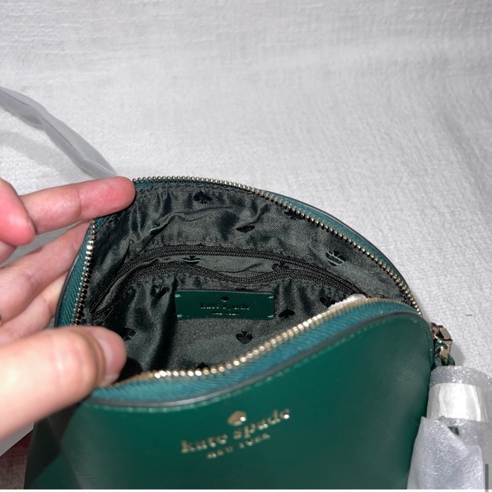 Kate Spade Schuyler Dome crossbody dark green - Picture 10 of 13